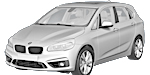 BMW F45 P1E9F Fault Code